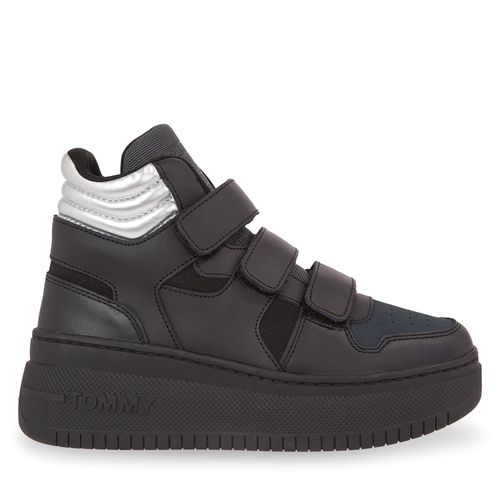Sneakers Tommy Jeans Tjw Retro Basket Chunky Flatf Mc EN0EN02370 Black BDS - Chaussures.fr - Modalova