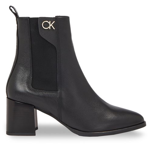 Bottines Calvin Klein Almond Chelsea Boot W/Hw 55 HW0HW01814 Ck Black BEH - Chaussures.fr - Modalova