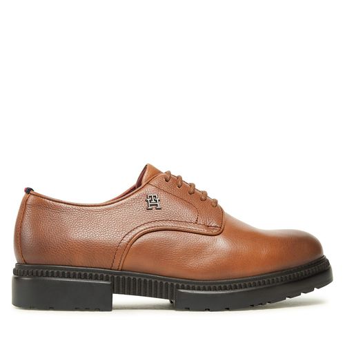 Chaussures basses Tommy Hilfiger Comfort Cleated Termo Lth Shoe FM0FM04647 Winter Cognac GVI - Chaussures.fr - Modalova