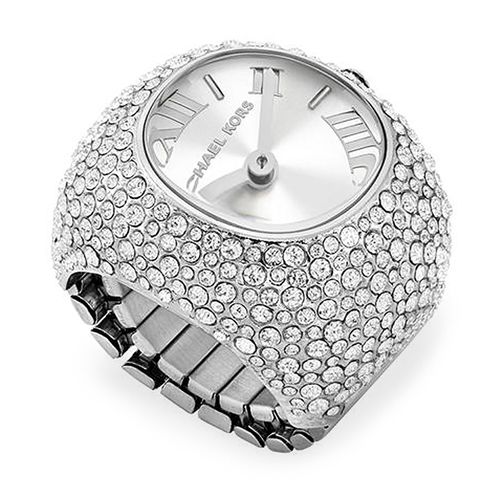 Montre Michael Kors RYLEE Ring Stainless Steel MK4848 Argent - Chaussures.fr - Modalova