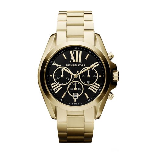 Montre Michael Kors Bradshaw MK5739 Gold/Gold - Chaussures.fr - Modalova