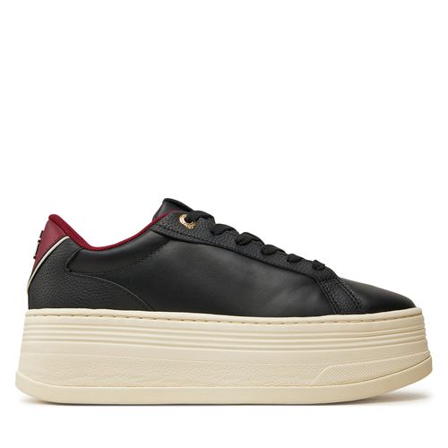 Sneakers Tommy Hilfiger Th Platform Sneaker Triangle FW0FW08115 Noir - Chaussures.fr - Modalova