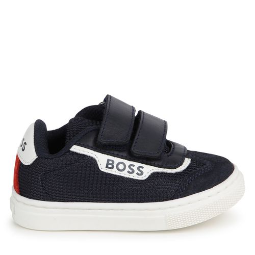 Sneakers Boss J50874 S Bleu marine - Chaussures.fr - Modalova