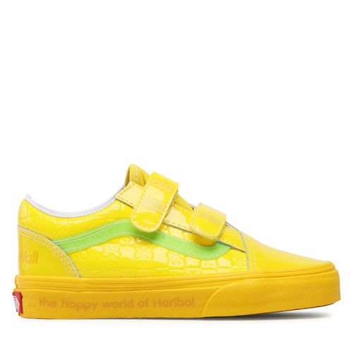 Tennis Vans Old Skool V VN0A38HDBK21 Haribo Checkerboard Yellow - Chaussures.fr - Modalova