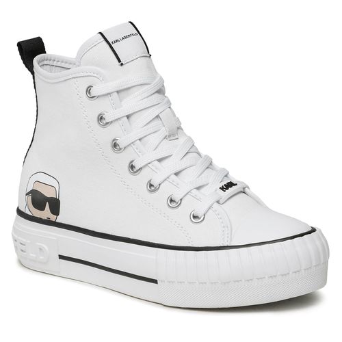Sneakers KARL LAGERFELD KL60450N White Canvas - Chaussures.fr - Modalova