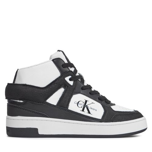 Sneakers Calvin Klein Jeans Basket Cupsole High Mix Ml Fad YW0YW01300 Black/Bright White 0GM - Chaussures.fr - Modalova