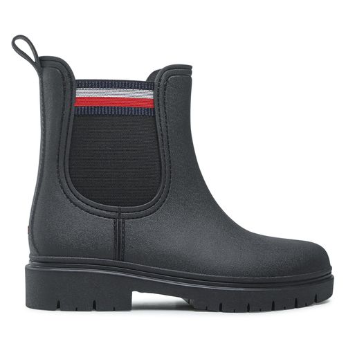 Bottes de pluie Tommy Hilfiger Ankle Elastic FW0FW06774 Black BDS - Chaussures.fr - Modalova
