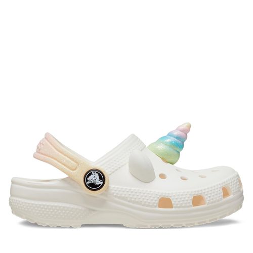 Mules / sandales de bain Crocs Classic Iam Rainbow Unicorn Clog T 209701 Blanc - Chaussures.fr - Modalova
