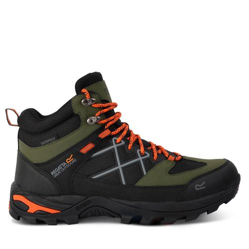 Chaussures de trekking Regatta Samaris III Boot RMF834 Cypress Green/Blaze Orange ND1 - Chaussures.fr - Modalova