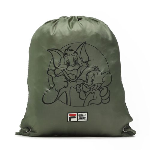 Sac à dos cordon Fila Tensta Warner Bros Small Sport Drawstring Backapck Burnt Olive 60014 - Chaussures.fr - Modalova