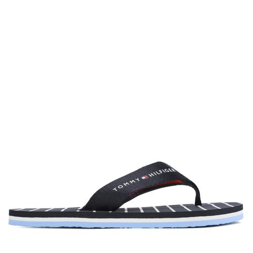 Tongs Tommy Hilfiger Essential Rope Sandal FW0FW07142 Space Blue DW6 - Chaussures.fr - Modalova
