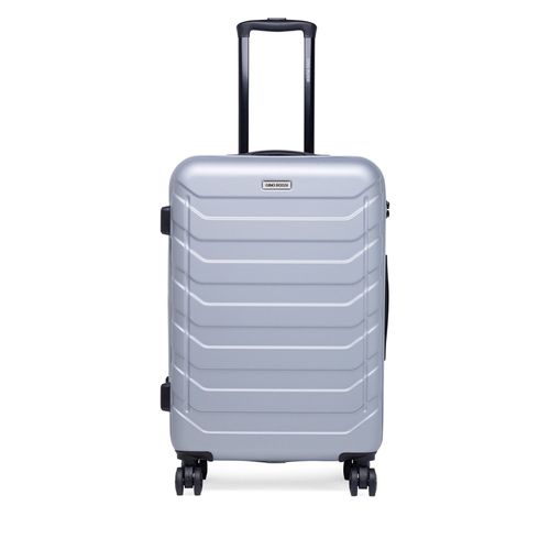 Valise rigide taille moyenne Gino Rossi GIN-M-003-05-SILVER Argent - Chaussures.fr - Modalova