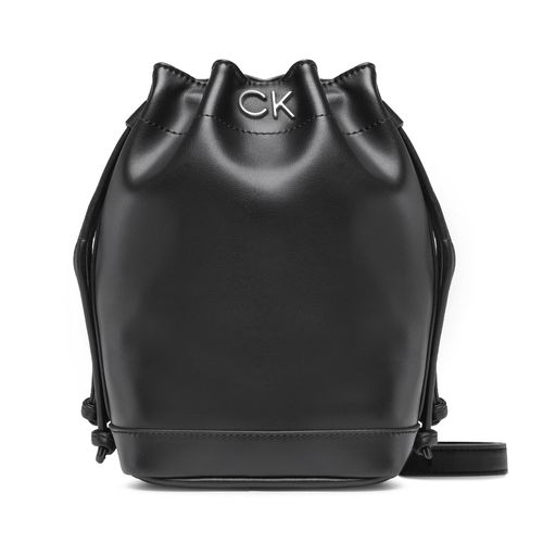 Sac à main Calvin Klein Jeans Re-Lock Drawstring Bag Mini K60K610450 BAX - Chaussures.fr - Modalova