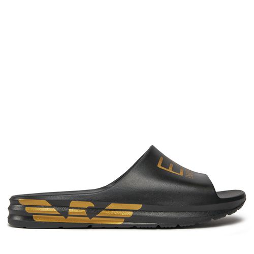 Mules / sandales de bain EA7 Emporio Armani XBP008 XK337 M700 Black/Gold - Chaussures.fr - Modalova