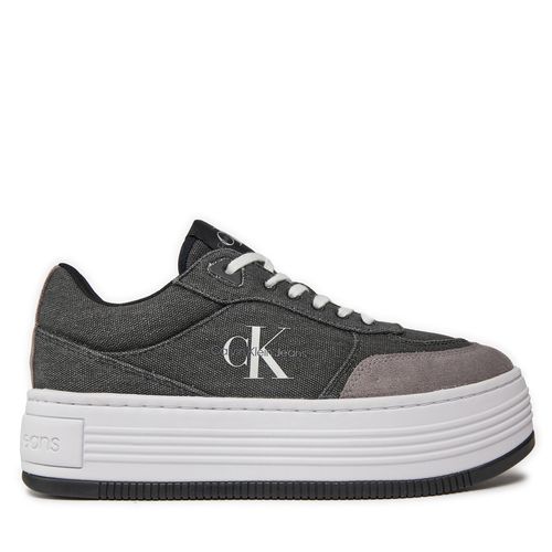 Sneakers Calvin Klein Jeans Bold Platf Low Lace Mix Ml Btw YW0YW01433 Black/Stormfront 0GO - Chaussures.fr - Modalova