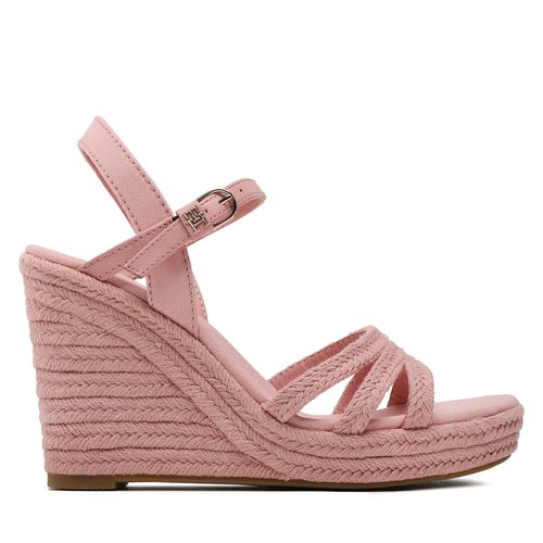 Espadrilles Tommy Hilfiger Essential Wedge Sandal FW0FW07159 Soothing Pink TQS - Chaussures.fr - Modalova