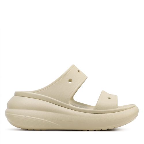 Mules / sandales de bain Crocs Classic Crush Sandal 207670 Beige - Chaussures.fr - Modalova