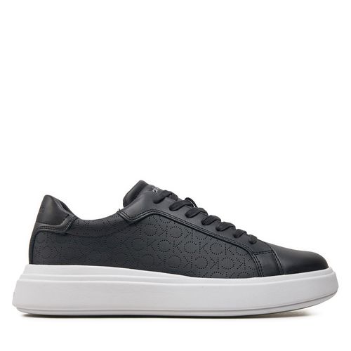 Sneakers Calvin Klein Low Top Lace Up Lth Perf Mono HM0HM01429 Black Mono Perf 0GM - Chaussures.fr - Modalova