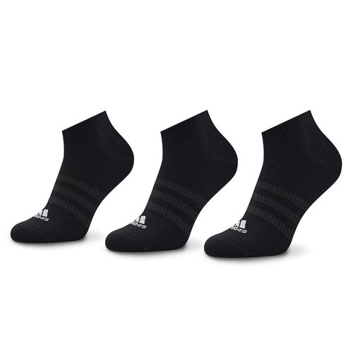 Lot de 3 paires de chaussettes basses unisexe adidas Thin And Light IC1336 Black/White - Chaussures.fr - Modalova