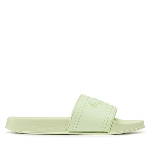 Mules / sandales de bain Pepe Jeans Slider Logo W PLS70125 Fresh Green 612 - Chaussures.fr - Modalova