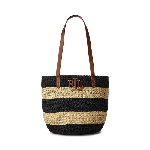 Sac à main Lauren Ralph Lauren 431921534001 Natural/Black/Lauren Tan - Chaussures.fr - Modalova