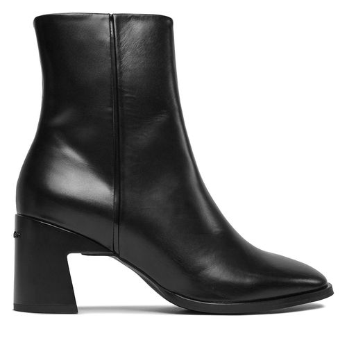 Bottines Calvin Klein Geo Block Ankle Boot 60 HW0HW01845 Noir - Chaussures.fr - Modalova