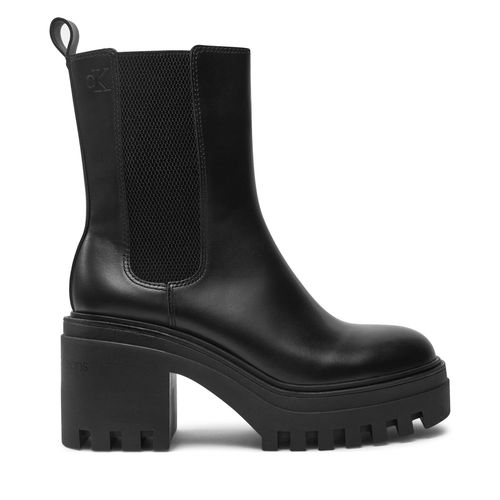 Bottines Calvin Klein Jeans Chunky YW0YW01547 Noir - Chaussures.fr - Modalova