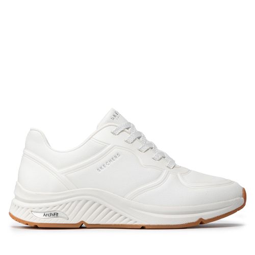 Sneakers Skechers Mile Makers 155570/WHT Blanc - Chaussures.fr - Modalova