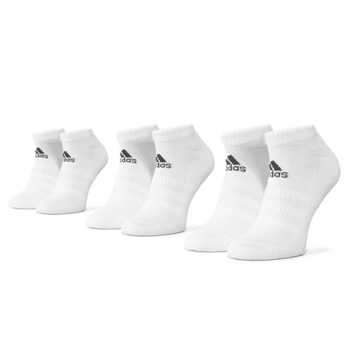 Lot de 3 paires de chaussettes basses unisexe adidas Cush Low 3Pp DZ9384 White/White/White - Chaussures.fr - Modalova