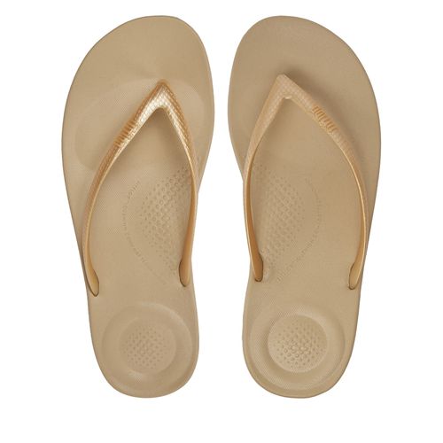 Tongs FitFlop Iqushion E54 Or - Chaussures.fr - Modalova