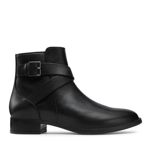 Bottines Clarks Hamble Buckle 261510084 Black Leather - Chaussures.fr - Modalova