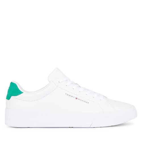 Sneakers Tommy Hilfiger Th Court Leather FM0FM04971 Blanc - Chaussures.fr - Modalova