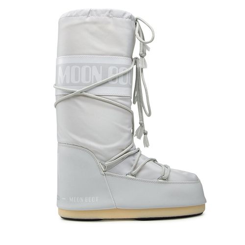 Bottes de neige Moon Boot Nylon 14004400086 Glacier Grey - Chaussures.fr - Modalova