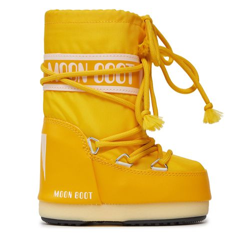 Bottes de neige Moon Boot Nylon 14004400084 M Jaune - Chaussures.fr - Modalova