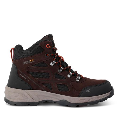 Chaussures de trekking Regatta VendeavorSuede Bt RMF836 Peat / Blaze Orange 2BV - Chaussures.fr - Modalova