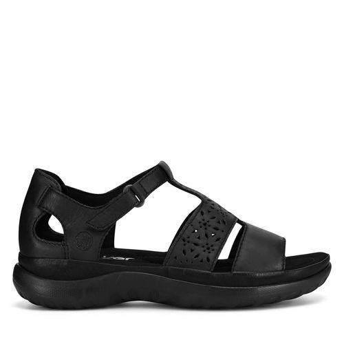 Sandales Rieker 64865-01 Noir - Chaussures.fr - Modalova