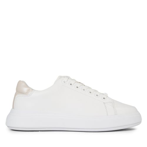 Sneakers Calvin Klein Raised Cupsole Lace Up HW0HW01668 White/Crystal Gray 0K7 - Chaussures.fr - Modalova