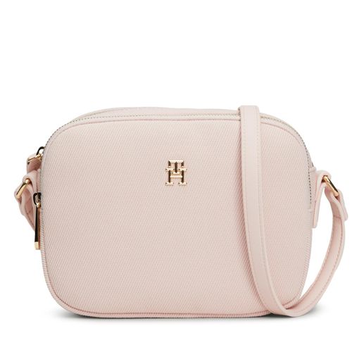 Sac à main Tommy Hilfiger Poppy Canvas Crossover AW0AW16419 Whimsy Pink TJQ - Chaussures.fr - Modalova