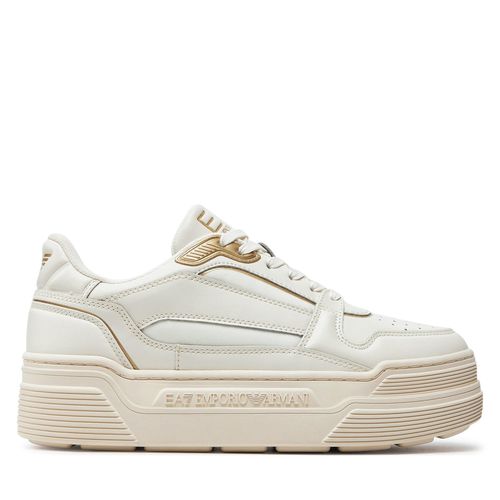 Sneakers EA7 Emporio Armani X7X010 XK334 S288 Off White+Light Gold - Chaussures.fr - Modalova