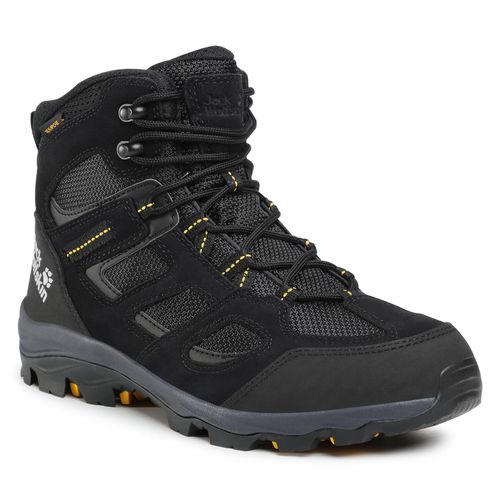 Chaussures de trekking Jack Wolfskin Vojo 3 Wt Texapore Mid M 4042461 Black/Burly Yellow XT - Chaussures.fr - Modalova