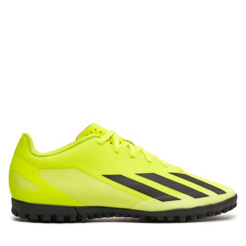 Chaussures de football adidas X Crazyfast Club Turf Boots IF0723 Jaune - Chaussures.fr - Modalova