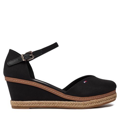Chaussures basses Tommy Hilfiger Basic Close Toe Mid Wedge FW0FW04787 Black BDS - Chaussures.fr - Modalova