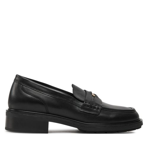 Loafers Tommy Hilfiger Th Penny Loafer FW0FW08029 Noir - Chaussures.fr - Modalova