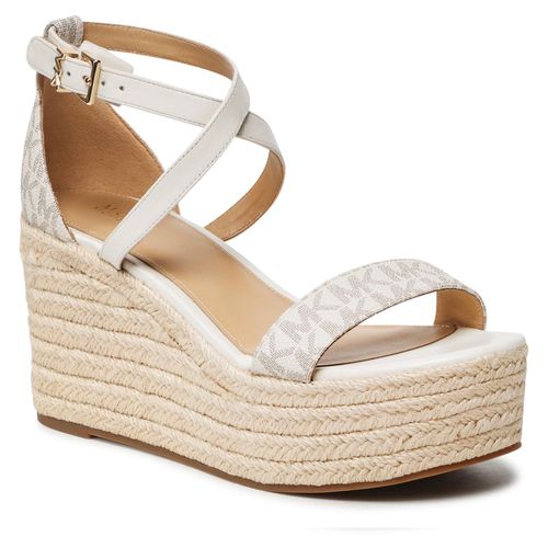 Espadrilles MICHAEL Michael Kors Serena Wedge Espadrille 40S2SEMS1B Vanilla - Chaussures.fr - Modalova