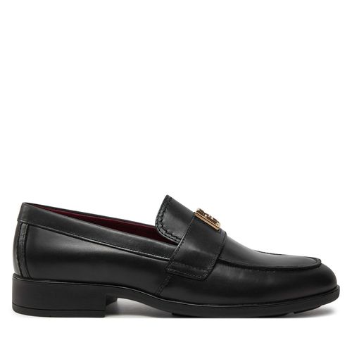 Loafers Tommy Hilfiger Th Leather Classic Loafer FW0FW07961 Noir - Chaussures.fr - Modalova