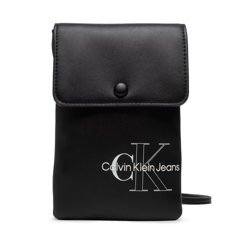 Pochette pour téléphone Calvin Klein Jeans Sculpted Phone Xbody Two Tone K60K609350 Noir - Chaussures.fr - Modalova