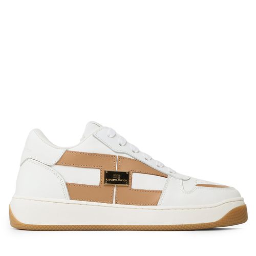 Sneakers Elisabetta Franchi SA-61H-31E2-V300 Avorio/Caramello - Chaussures.fr - Modalova