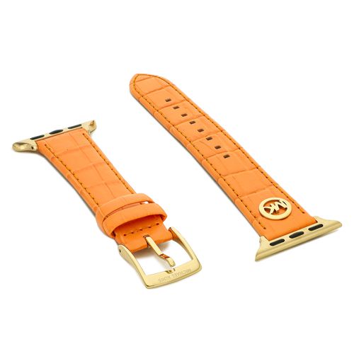 Bracelet de remplacement pour Apple Watch Michael Kors MKS8050E Orange - Chaussures.fr - Modalova