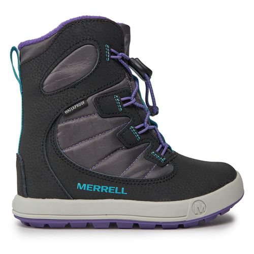 Bottes de neige Merrell Snow Bank 4.0 Wtrpf Mk167148 Black/Purple/Turq - Chaussures.fr - Modalova