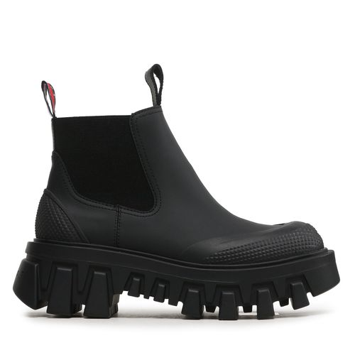 Bottines Chelsea Tommy Jeans Tjw Rubber Rain Boot EN0EN02234 Black BDS - Chaussures.fr - Modalova